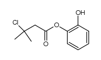 2'-hydroxyphenyl 3-chloro-3-methylbutanoate结构式