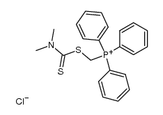 (((dimethylcarbamothioyl)thio)methyl)triphenylphosphonium chloride结构式
