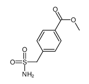 methyl 4-(sulfamoylmethyl)benzoate结构式