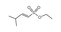 ethyl (E)-3-methyl-1-butanesulphonate结构式