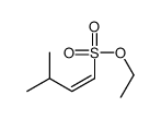ethyl 3-methylbut-1-ene-1-sulfonate结构式