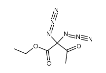 ethyl &alpha;,&alpha;-diazidoacetoacetate结构式