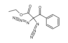 ethyl &alpha;,&alpha;-diazidobenzoylacetate结构式