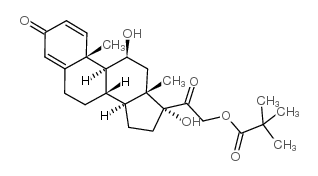 泼尼松龙戊酸酯结构式