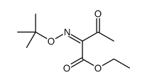ethyl 2-[(2-methylpropan-2-yl)oxyimino]-3-oxobutanoate结构式