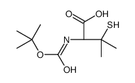 N-Boc-L(+)-青霉胺结构式