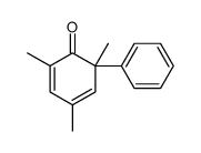 2,4,6-trimethyl-6-phenylcyclohexa-2,4-dien-1-one结构式
