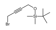 4-bromobut-2-ynoxy-tert-butyl-dimethylsilane结构式