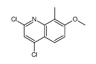 2,4-二氯-7-甲氧基-8-甲基喹啉结构式