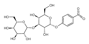 α-D-Galp-(1->3)-α-D-Galp-O-p-NO2Ph结构式