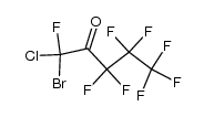 1-bromo-1-chloroperfluoro-2-pentanone结构式
