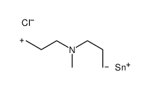 5-chloro-1,5-dimethyl-1,5-azastannocane结构式