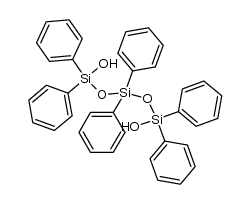 1,5-dihydroxyhexaphenyltrisiloxane结构式