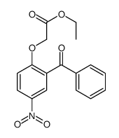 ethyl 2-(2-benzoyl-4-nitrophenoxy)acetate结构式