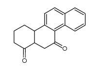 2,3,4,4a,12,12a-hexahydro-chrysene-1,11-dione结构式