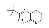 2,2-dimethyl-N-(2-oxo-3-piperidyl)propanamide结构式
