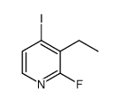 3-ethyl-2-fluoro-4-iodopyridine结构式