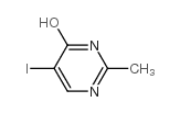 5-碘-2-甲基-4(3H)-嘧啶酮结构式