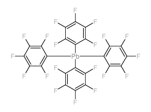 tetrakis(2,3,4,5,6-pentafluorophenyl)plumbane结构式