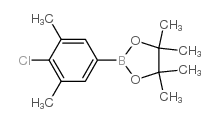 4-氯-3,5-二甲基苯硼酸频那醇酯结构式