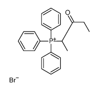 3-oxopentan-2-yl(triphenyl)phosphanium,bromide结构式