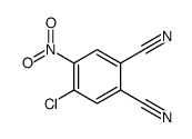 4-chloro-5-nitrobenzene-1,2-dicarbonitrile结构式