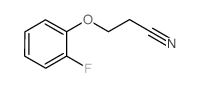 3-(2-Fluorophenoxy)propanenitrile结构式
