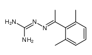 2-[1(E)-(2,6-dimethylphenyl)ethylidene]hydrazinecarboximidamide结构式
