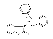 (2,3-二氢-2-硫酮-3-苯并唑)膦酸二苯酯结构式
