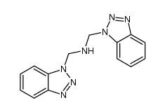 Bis((1H-Benzo[D][1,2,3]Triazol-1-Yl)Methyl)Amine结构式
