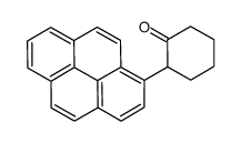 2-pyren-1-ylcyclohexan-1-one结构式