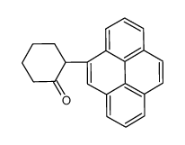 2-pyren-4-ylcyclohexan-1-one结构式