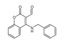 4-苄氨基-2-氧代-2H-色烯-3-甲醛结构式