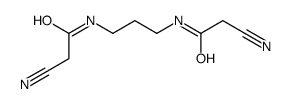 2-cyano-N-[3-[(2-cyanoacetyl)amino]propyl]acetamide结构式