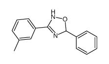 3-(3-methylphenyl)-5-phenyl-2,5-dihydro-1,2,4-oxadiazole结构式