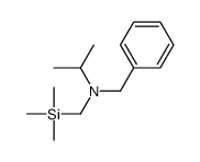 N-benzyl-N-(trimethylsilylmethyl)propan-2-amine结构式