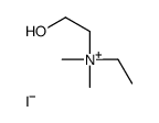 ethyl-(2-hydroxyethyl)-dimethylazanium,iodide结构式