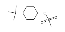 methanesulfonic acid 4-tert-butyl-cyclohexyl ester结构式