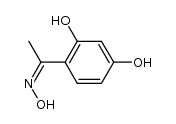 (1Z)-1-(2,4-dihydroxyphenyl)ethanone oxime结构式