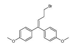 1-[4-bromo-1-(4-methoxyphenyl)but-1-enyl]-4-methoxybenzene结构式