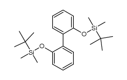 2,2'-biphenol bis(tert-butyldimethylsilyl) ether结构式