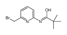 N-[6-(bromomethyl)pyridin-2-yl]-2,2-dimethylpropanamide结构式
