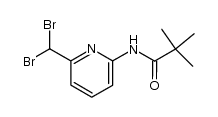 N-[6-(dibromomethyl)-2-pyridyl]pivalamide结构式