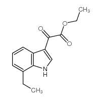 7-ETHYLINDOLE-3-GLYOXYLIC ACID ETHYL ESTER结构式