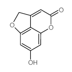 7-羟基呋喃[4,3,2-de] 色满-4(2H)-酮结构式