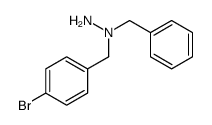 1-benzyl-1-[(4-bromophenyl)methyl]hydrazine结构式