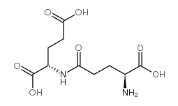 Α-L-谷氨酰-L-谷氨酸结构式