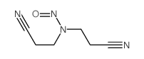 Propanenitrile,3,3'-(nitrosoimino)bis-结构式