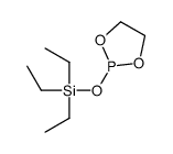 1,3,2-dioxaphospholan-2-yloxy(triethyl)silane结构式