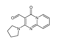 4-氧代-2-吡咯烷-1-基-4H-吡啶并[1,2-a]-嘧啶-3-甲醛结构式